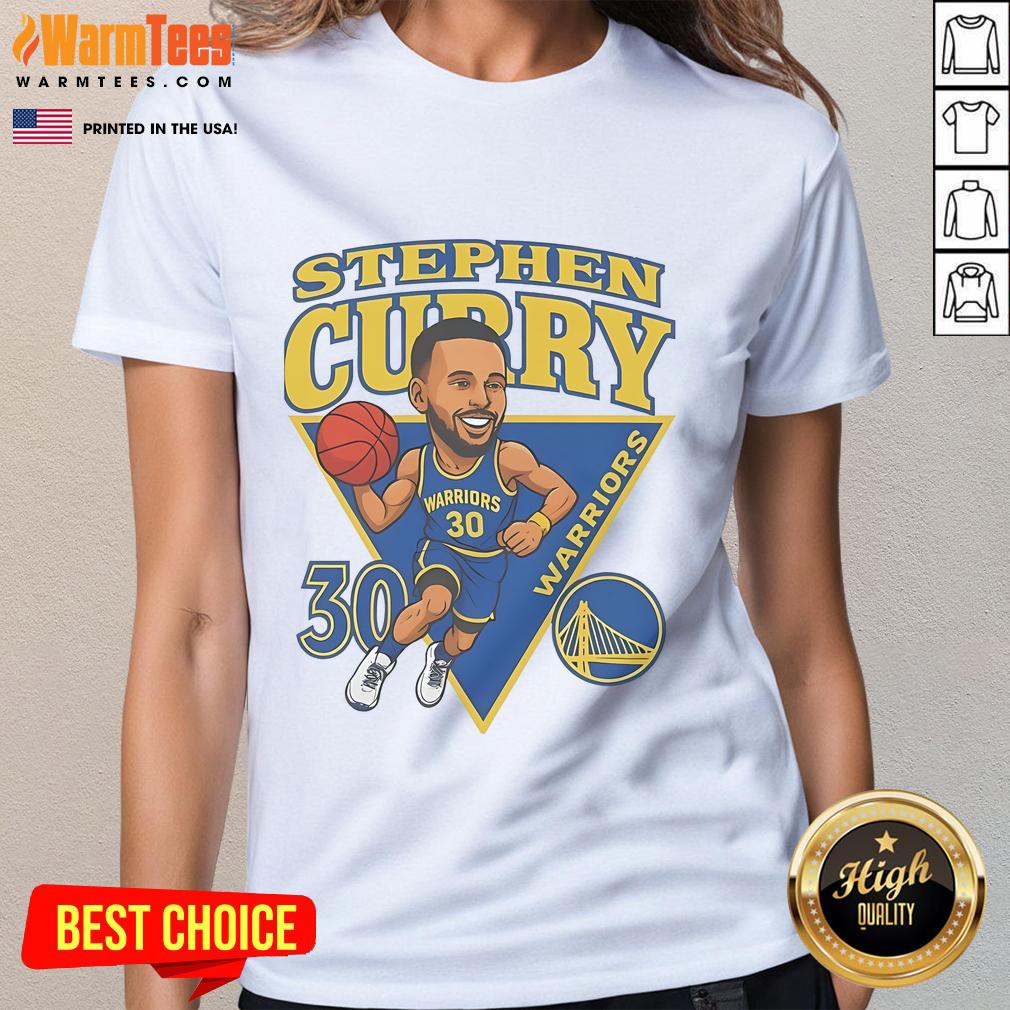 Official Steph Curry #30 Golden State Warriors 2025 NBA Playoffs T-Shirt - Image 3