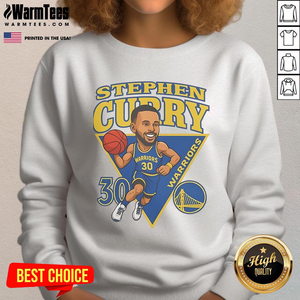 Official Steph Curry #30 Golden State Warriors 2025 NBA Playoffs T-Shirt - Image 5