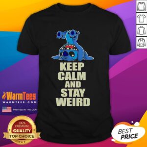 Official Stitch Keep Calm And Stay Weird T-Shirt