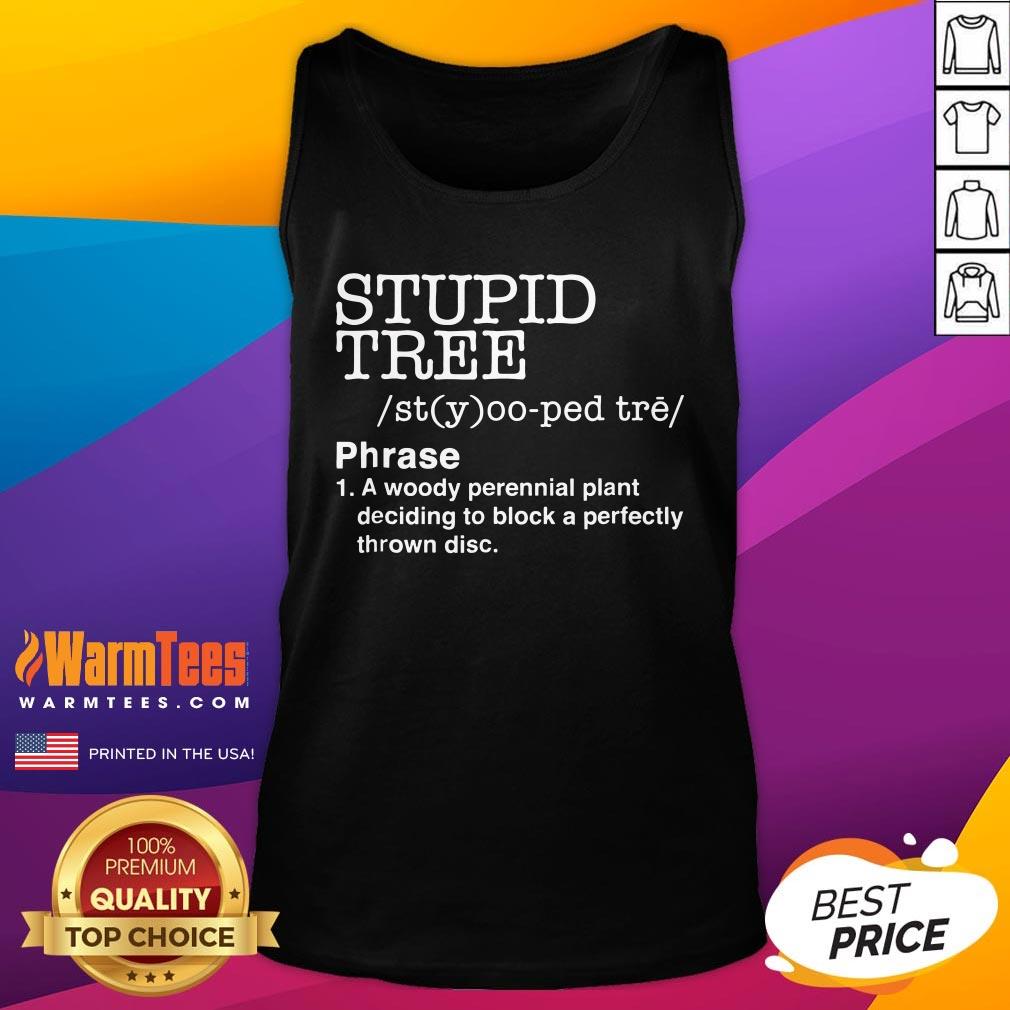 Official Stupid Tree Disc Golf Definition T-Shirt - Image 5