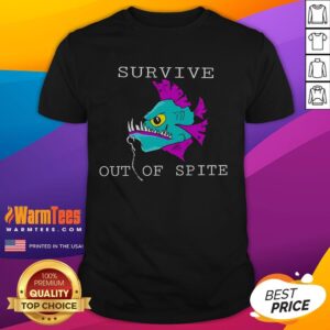 Official Survive Out Of Spite Fish T-Shirt