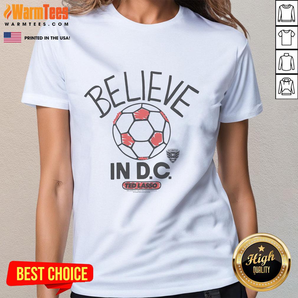 Official Ted Lasso Believe X D.C. United T-Shirt - Image 3