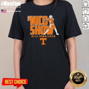 Alternative view of Official Tennessee Football The Nico Iamaleava Show T-Shirt