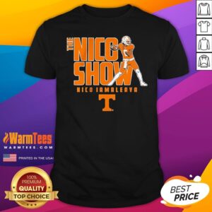 Official Tennessee Football The Nico Iamaleava Show T-Shirt