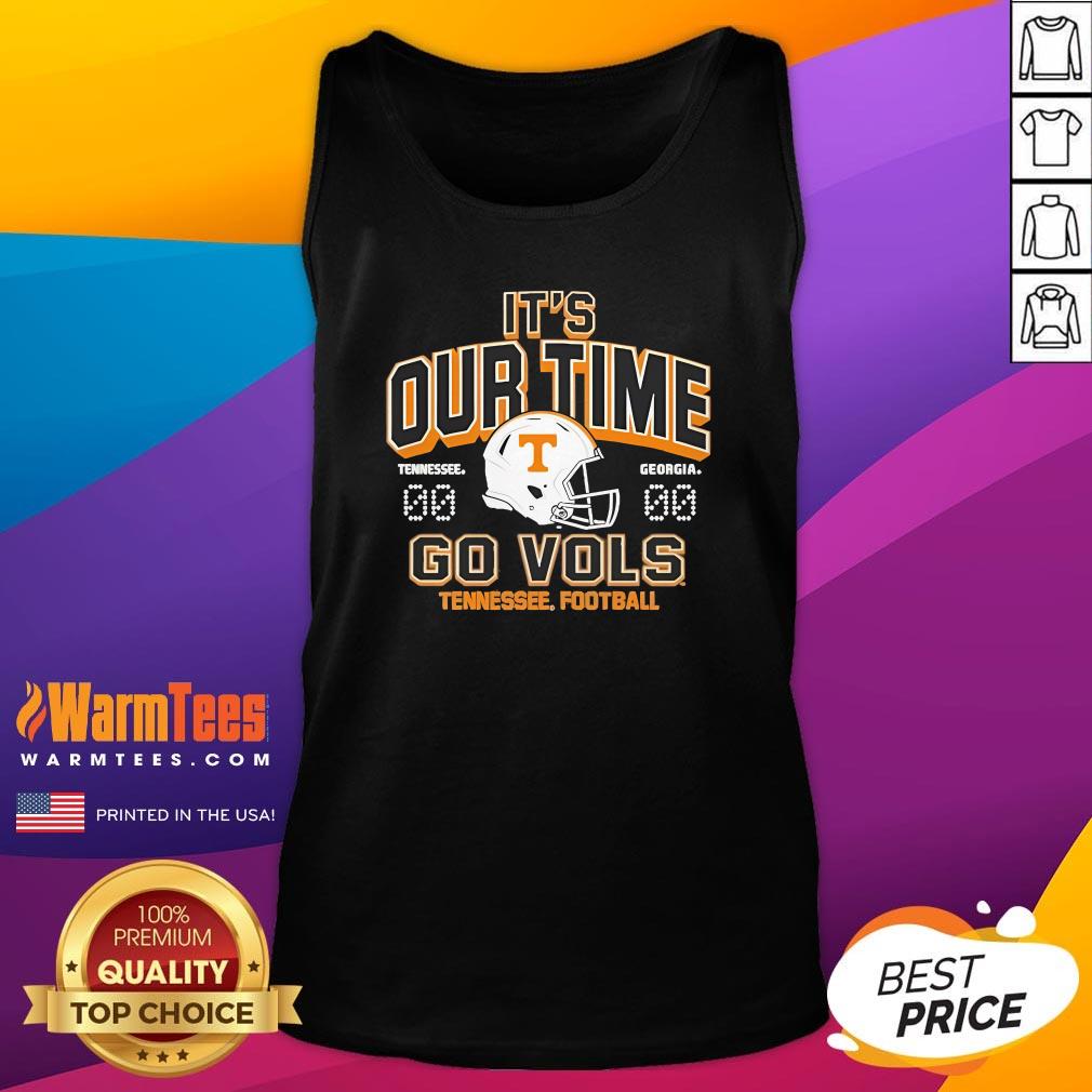 Official Tennessee Volunteers Vs Georgia Bulldogs It's Our Time Football Matchup T-Shirt - Image 5