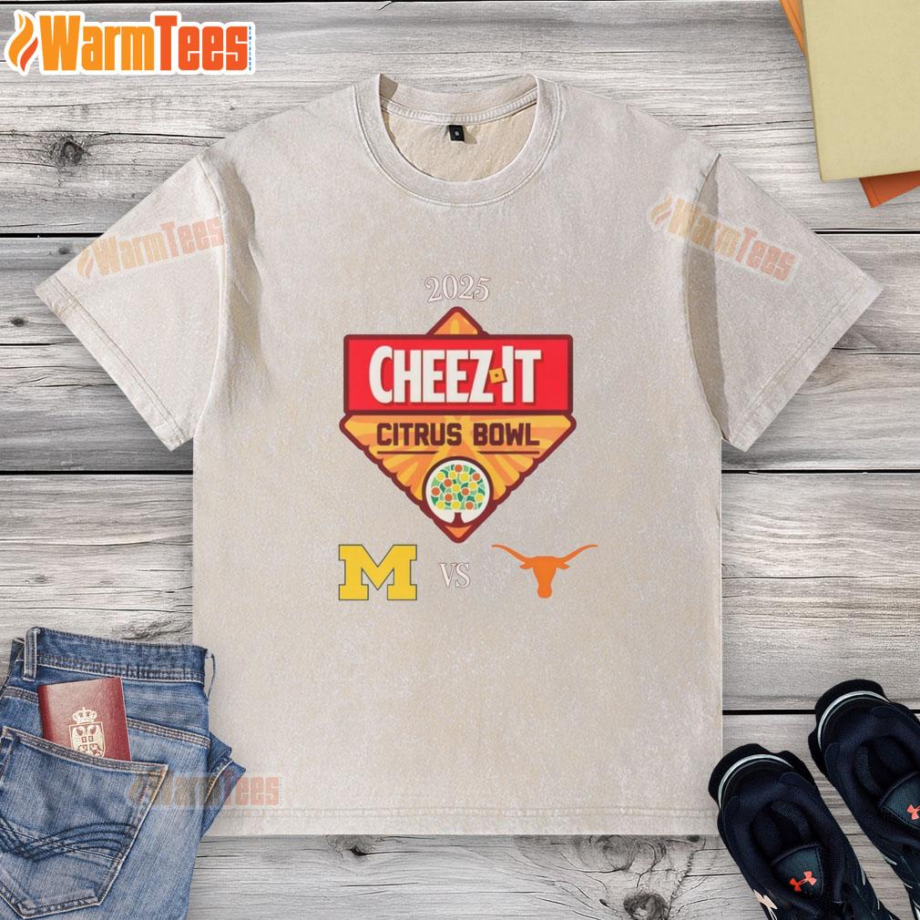 Official Texas Longhorns Michigan Wolverines Vs 2025 Citrus Bowl T-Shirt - Image 6