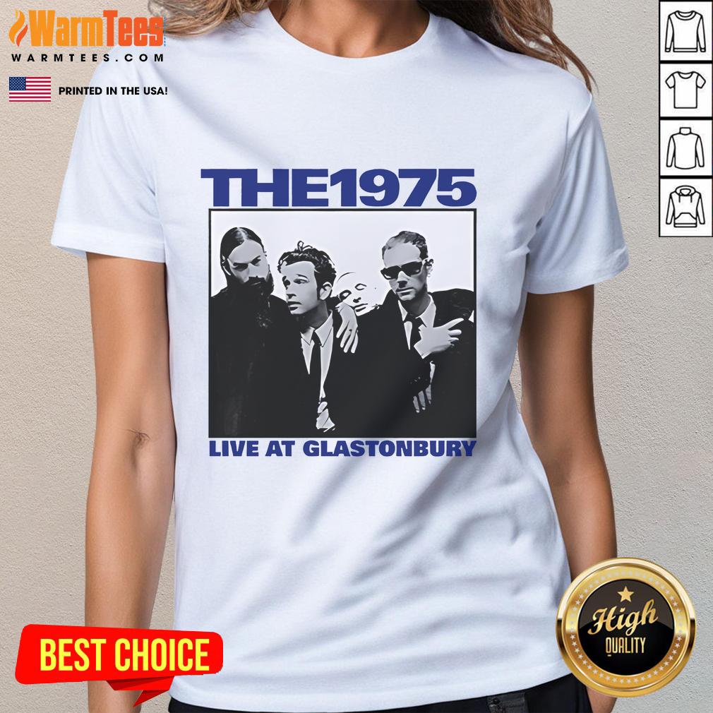 Official The 1975 Live At Glastonbury Vintage T-Shirt - Image 3