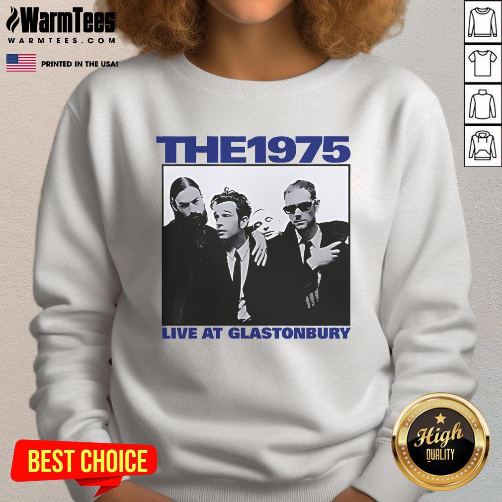 Official The 1975 Live At Glastonbury Vintage T-Shirt - Image 5