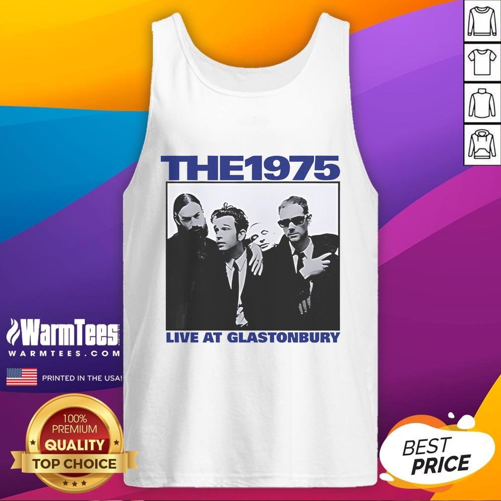 Official The 1975 Live At Glastonbury Vintage T-Shirt - Image 4