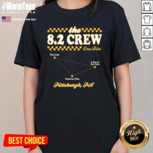 Alternative view of Official The 8 2 Crew One Bite Pittsburgh Pennsylvania T-Shirt