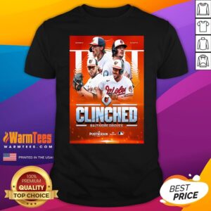 Official The Baltimore Orioles Have Clinched Back To Back MLB Postseason 2024 T-Shirt