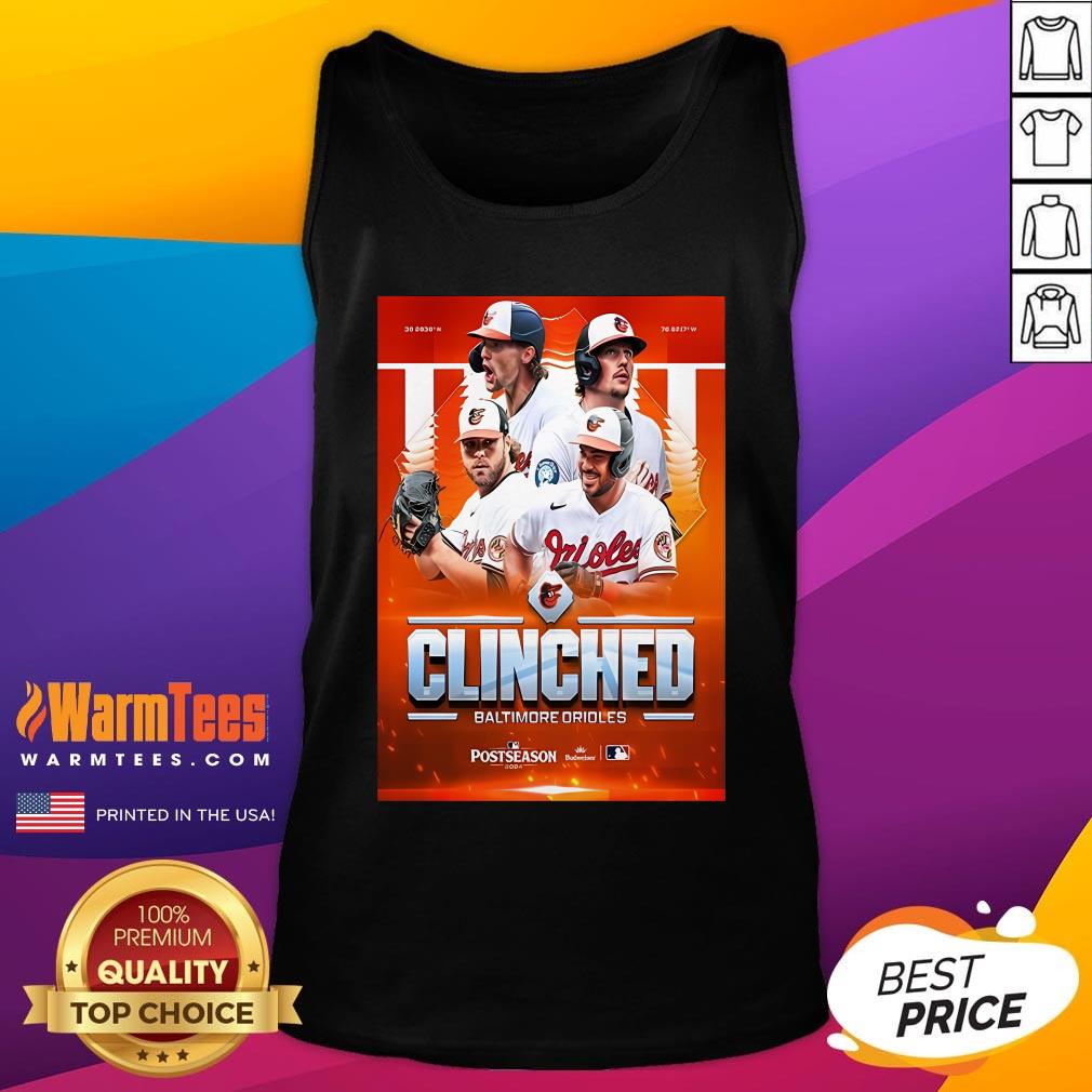 Official The Baltimore Orioles Have Clinched Back To Back MLB Postseason 2024 T-Shirt - Image 5