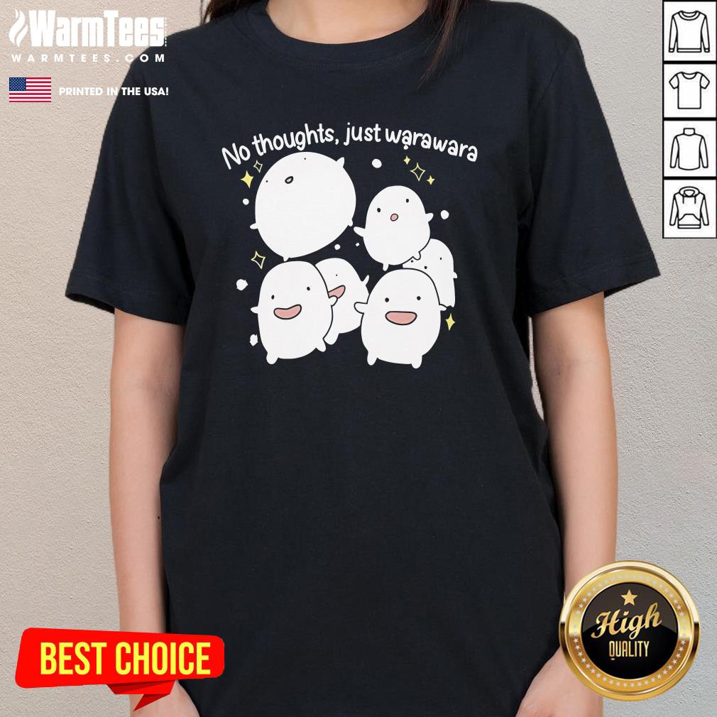 Official The Boy And The Heron No Thoughts Just Warawara T-Shirt - Image 2