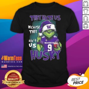 Official The Grinch They Hate Us Because They Ain't Us Washington Husky T-Shirt