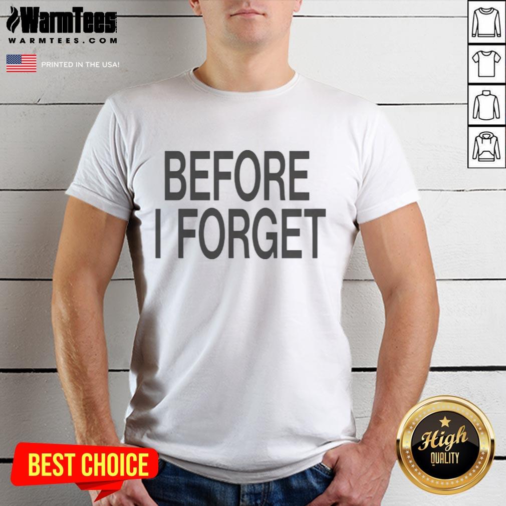 Official The Kid Laroi Before I Forget T-Shirt