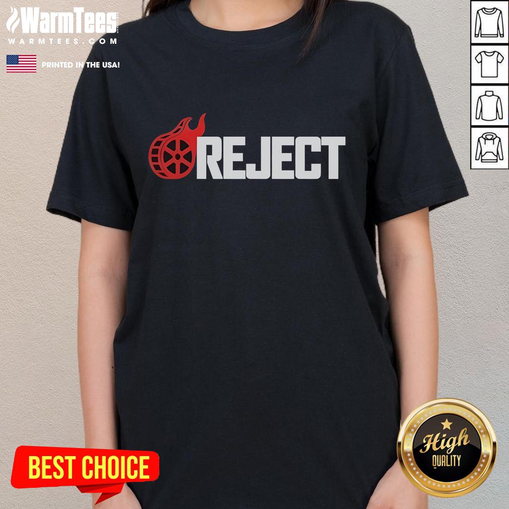 Official The Reel Rejects Flaming Logo T-Shirt - Image 3