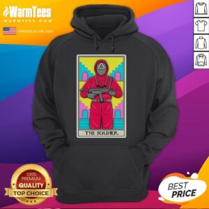 Alternative view of Official The Soldier Squid Game Tarot Card T-Shirt