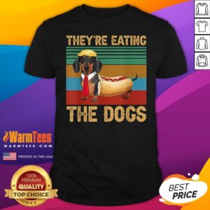 Official They're Eating The Dogs 2024 Dachshund Weiner T-Shirt