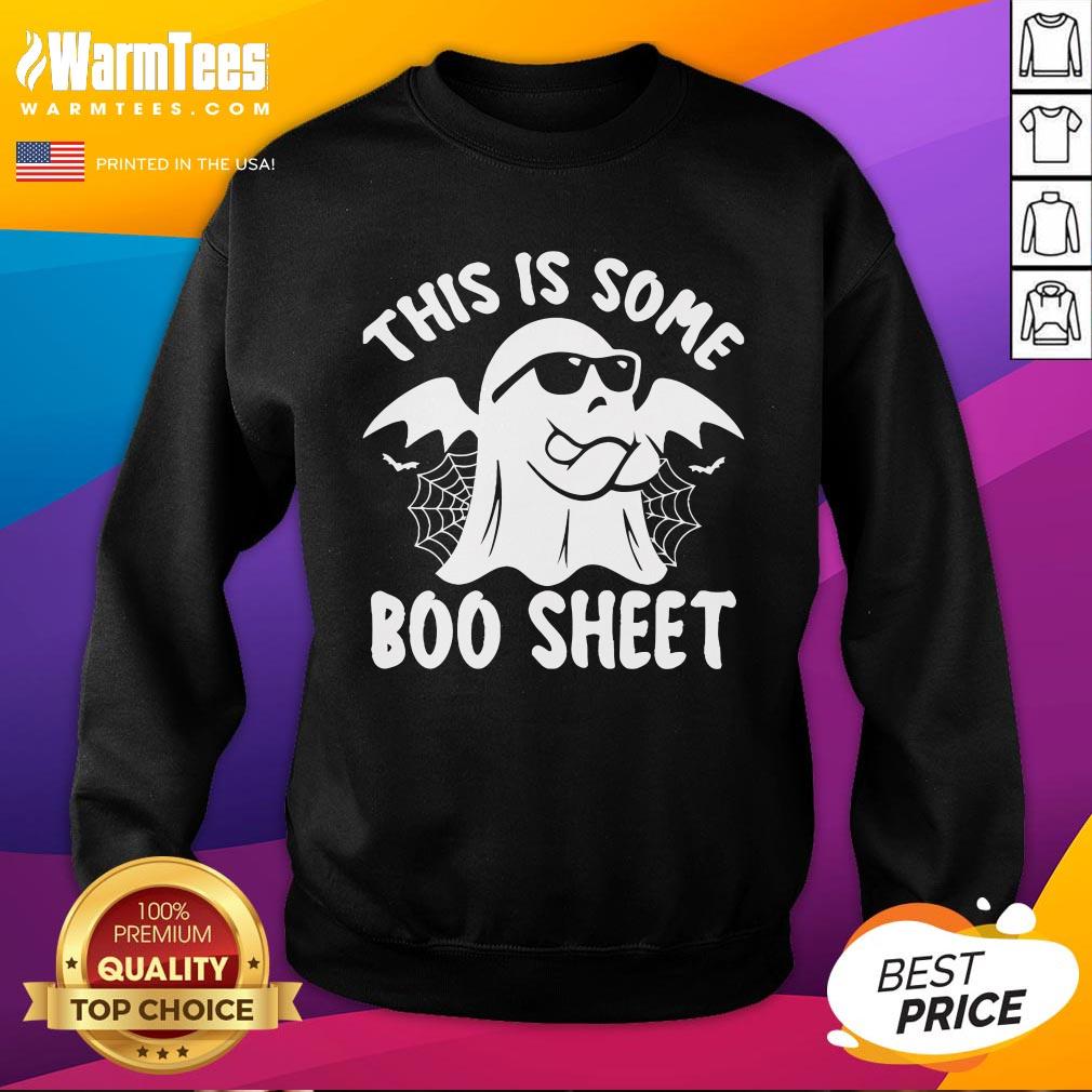 Official This Is Some Boo Sheet Halloween T-Shirt - Image 4