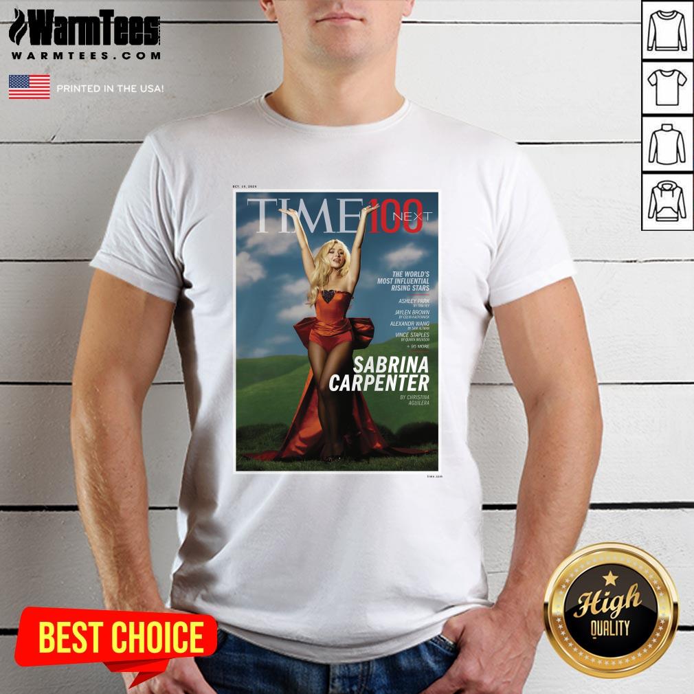 Official Time 100 Next The World's Most Influential Rising Stars Sabrina Carpenter T-Shirt