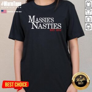 Alternative view of Official Tj Roberts Massie's Nasties Est 2012 T-Shirt