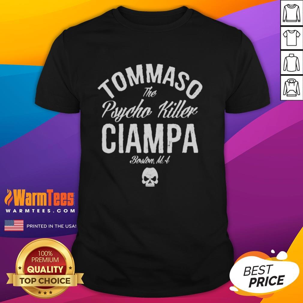 Official Tommaso Ciampa Psycho Killer Boston T-Shirt