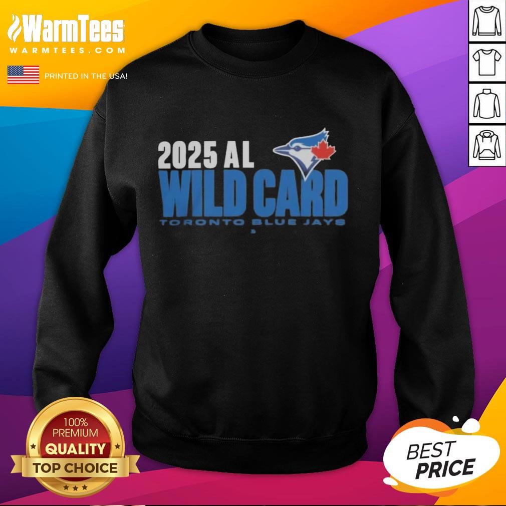 Official Toronto Blue Jays 2025 MLB Playoffs American League Wild Card T-Shirt - Image 5