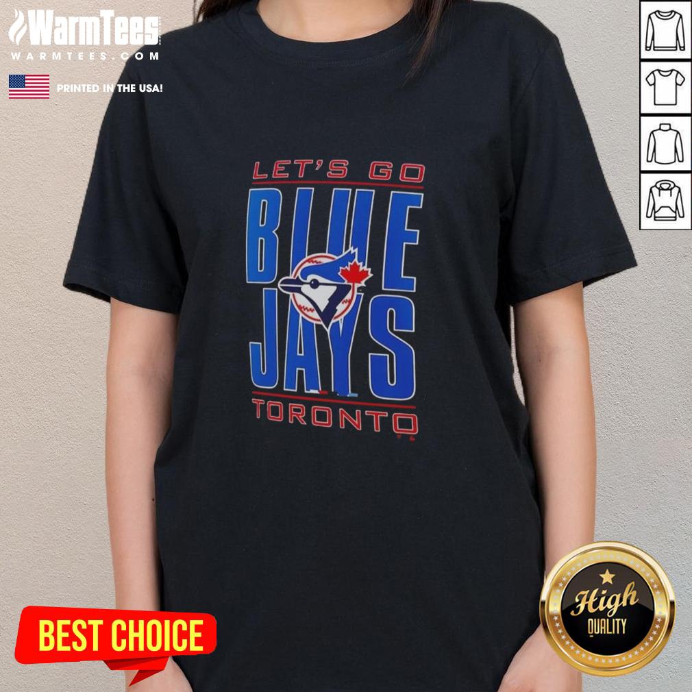 Official Toronto Blue Jays Let's Go Logo T-Shirt - Image 3