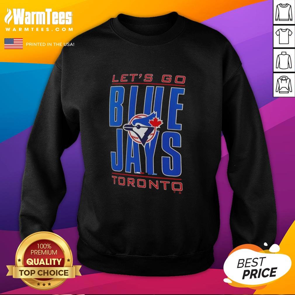 Official Toronto Blue Jays Let's Go Logo T-Shirt - Image 5