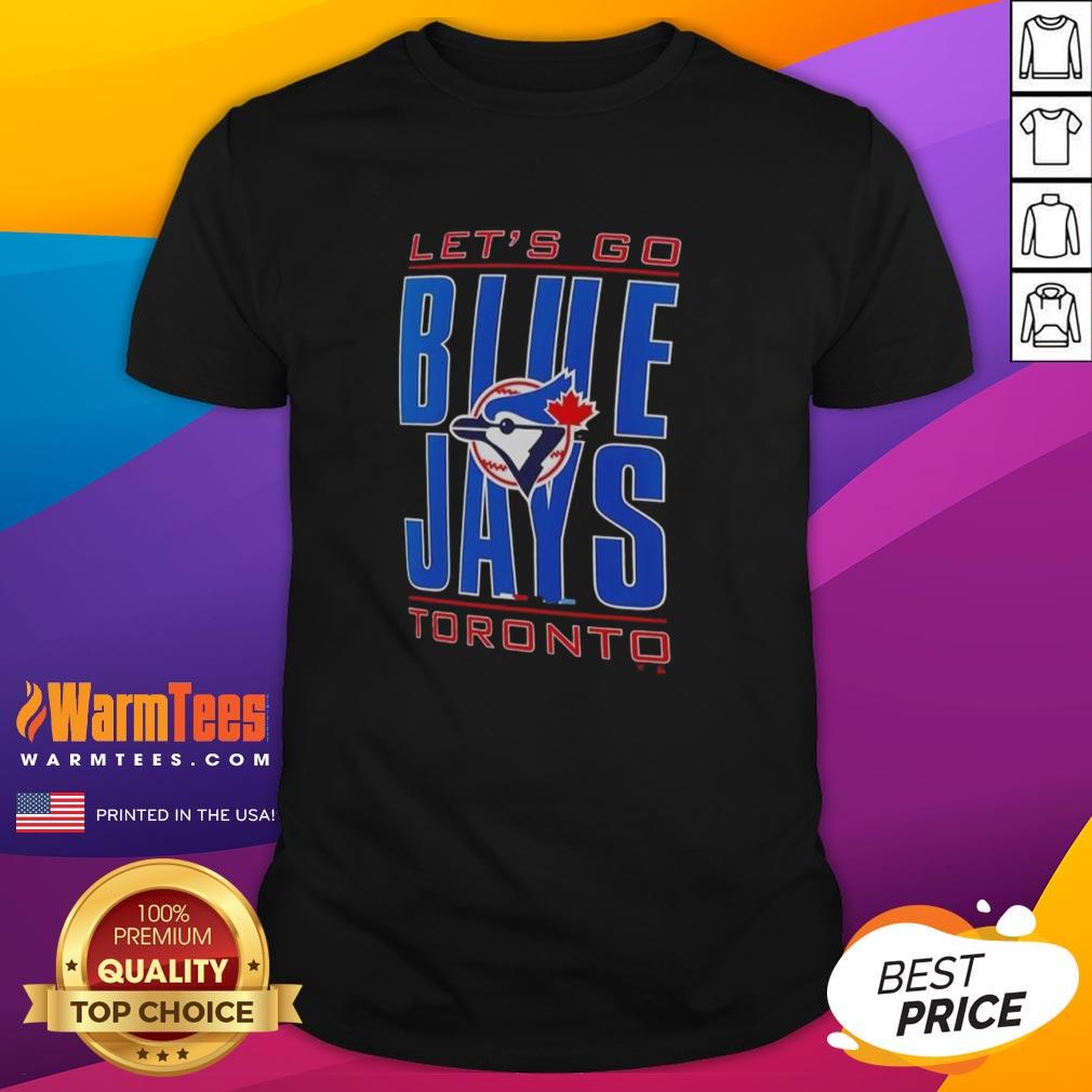Official Toronto Blue Jays Let's Go Logo T-Shirt