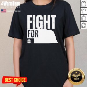 Alternative view of Official Triple B Fight For Nebraska T-Shirt