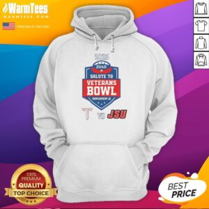 Alternative view of Official Troy Trojans Vs Jacksonville State Gamecocks 2025 Salute to Veterans Bowl T-Shirt