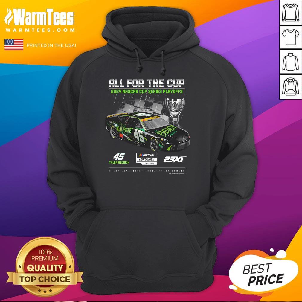 Official Tyler Reddick NASCAR Cup Series Playoffs T-Shirt - Image 3