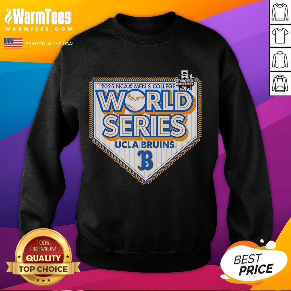 Official UCLA Bruins CWS 2025 Baseball College World Series T-Shirt - Image 5