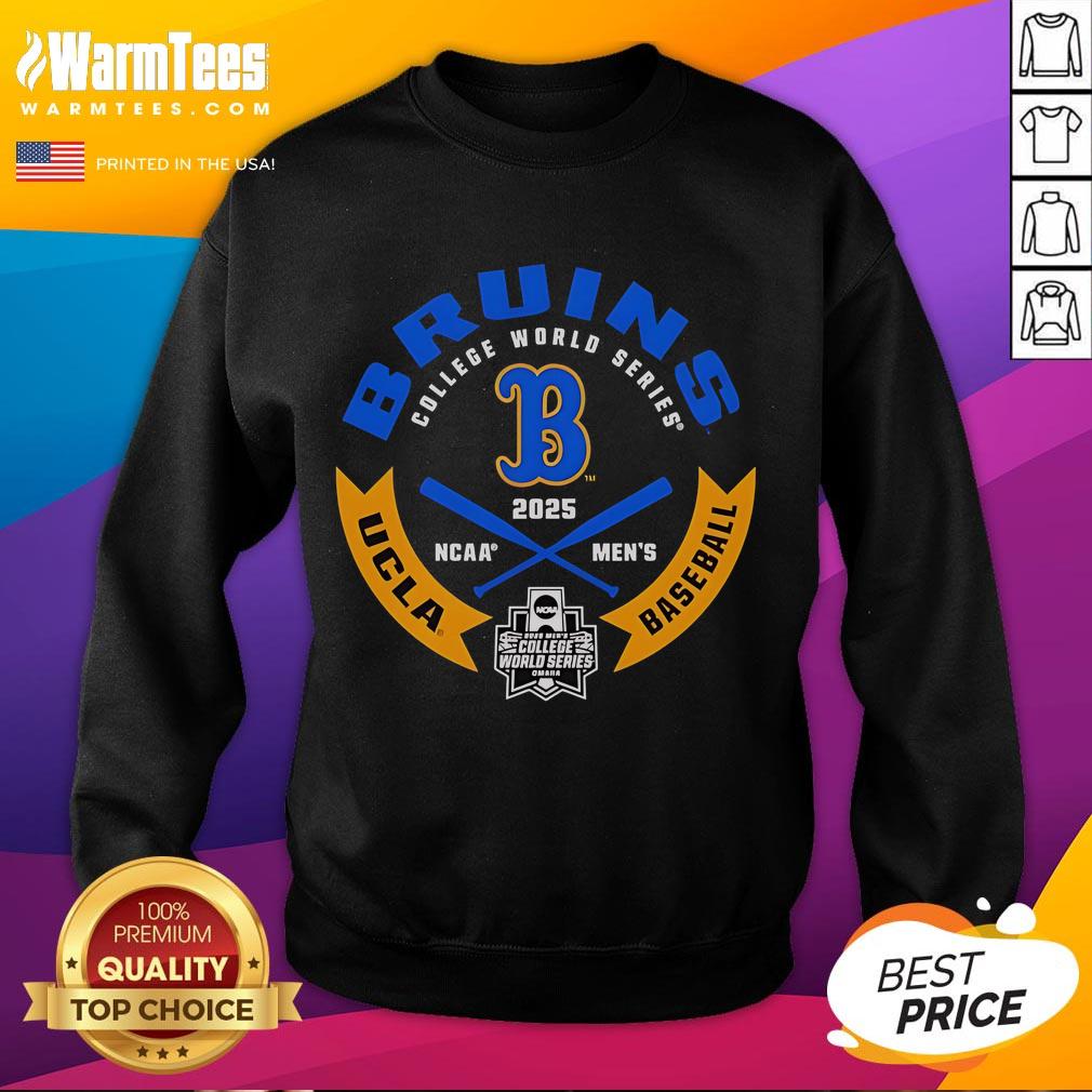 Official UCLA Bruins College World Series 2025 Baseball T-Shirt - Image 5