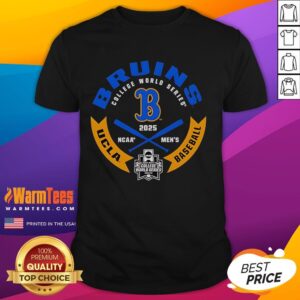 Official UCLA Bruins College World Series 2025 Baseball T-Shirt
