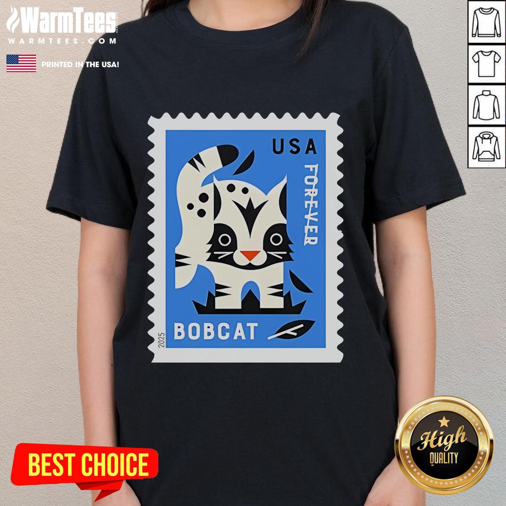 Official USA Bobcat Stamp T-Shirt - Image 3