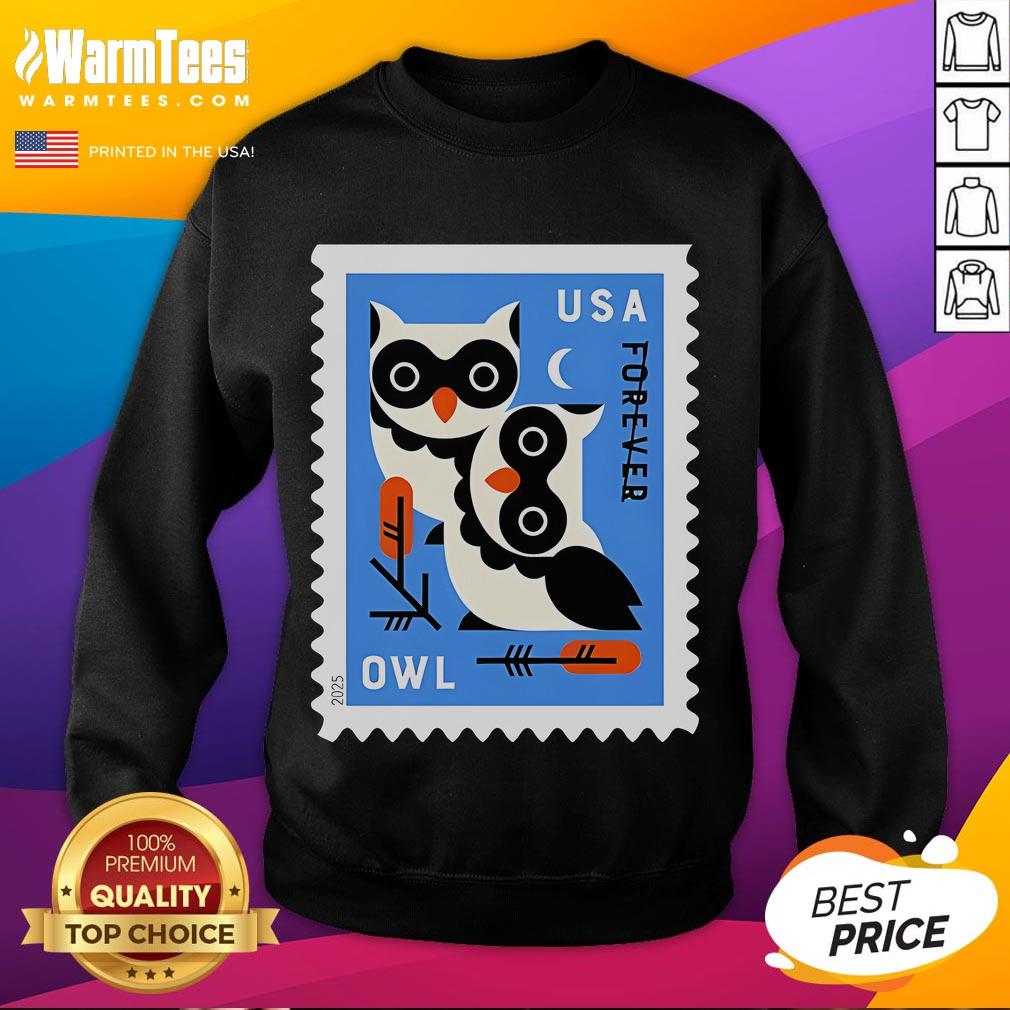 Official USA Owl Stamp T-Shirt - Image 5