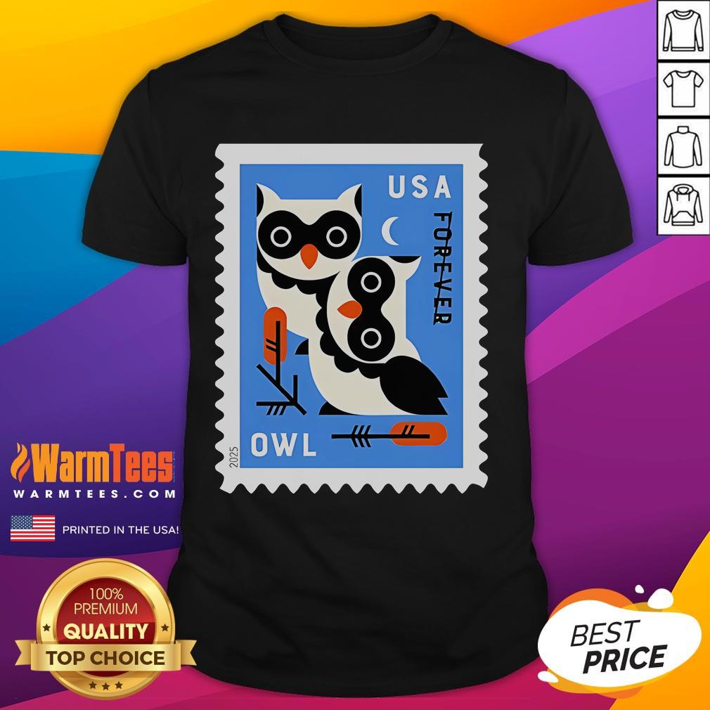 Official USA Owl Stamp T-Shirt
