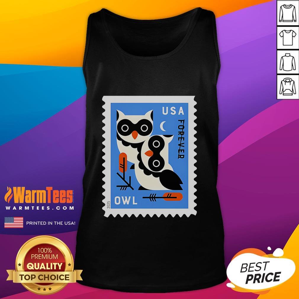 Official USA Owl Stamp T-Shirt - Image 4
