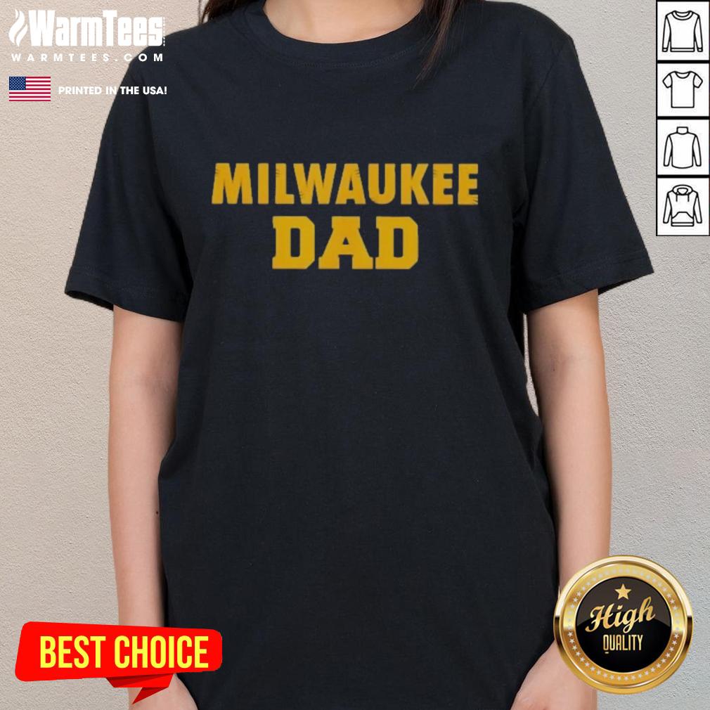 Official UW Milwaukee Panthers Dad Logo T-Shirt - Image 3