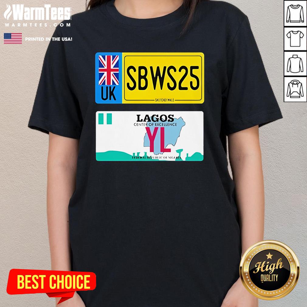 Official Uk Sbws25 Lagos Center Of Excellence Federal Republic Of Nigeria T-Shirt - Image 2