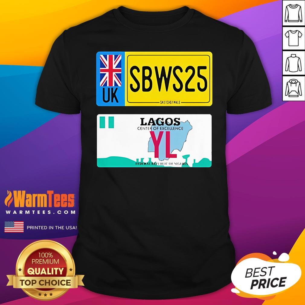 Official Uk Sbws25 Lagos Center Of Excellence Federal Republic Of Nigeria T-Shirt