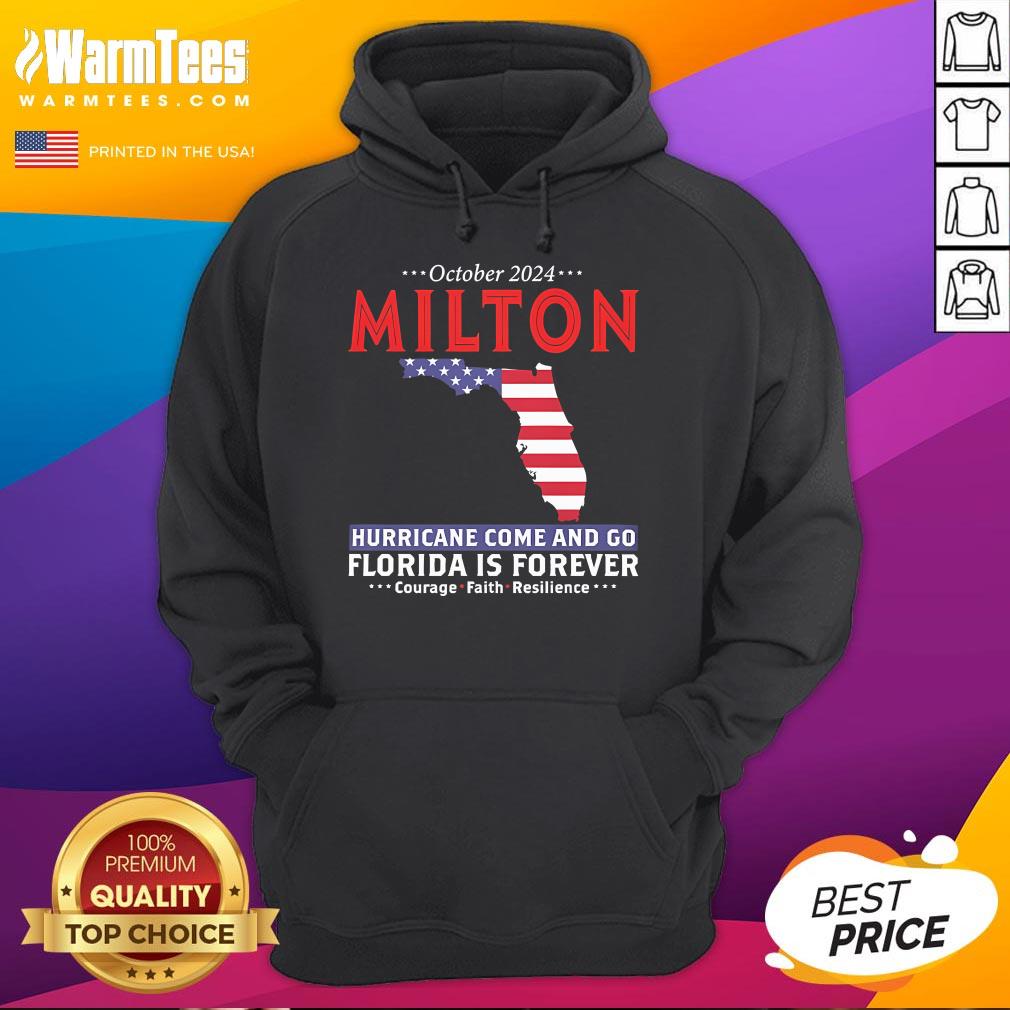 Official United State October 2024 Hurricane Milton Hurricane Survivor T-Shirt - Image 3