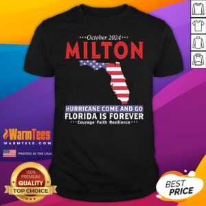 Official United State October 2024 Hurricane Milton Hurricane Survivor T-Shirt