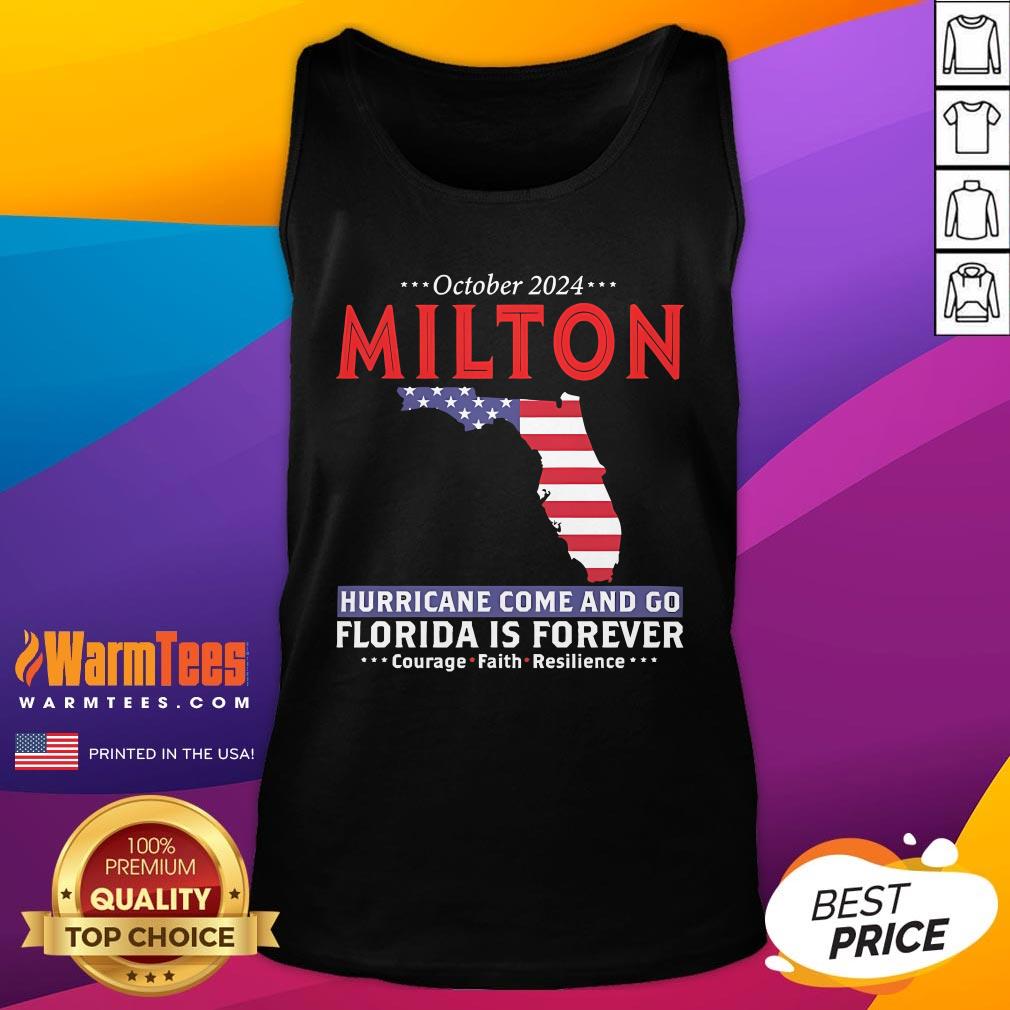 Official United State October 2024 Hurricane Milton Hurricane Survivor T-Shirt - Image 5