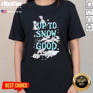 Alternative view of Official Up To Snow Good 101 Dalmatians T-Shirt