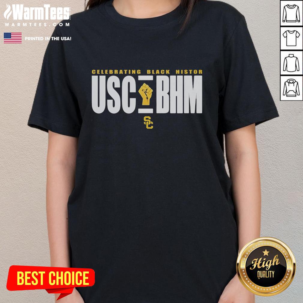 Official Usc Bhm Black History Month Logo T-Shirt - Image 3
