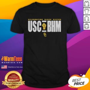 Official Usc Bhm Black History Month Logo T-Shirt
