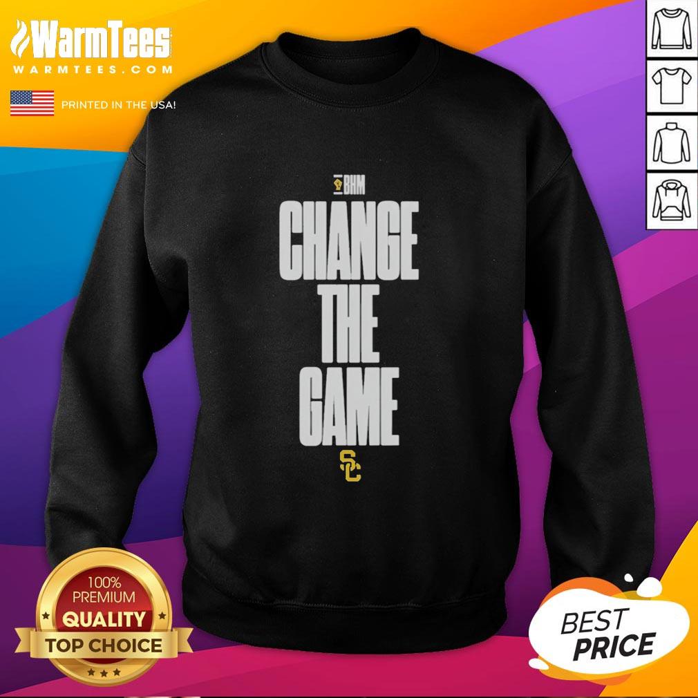 Official Usc Bhm Change The Game Logo T-Shirt - Image 5
